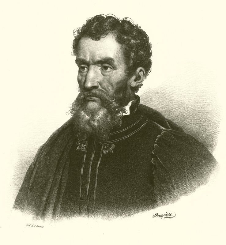 Michelangelo, ritratto da French School