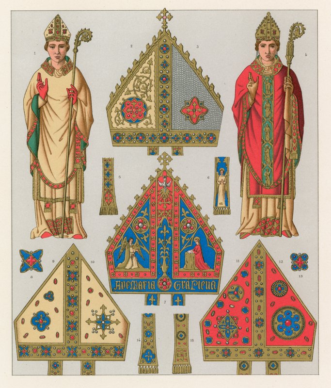 Costume del Medioevo da French School