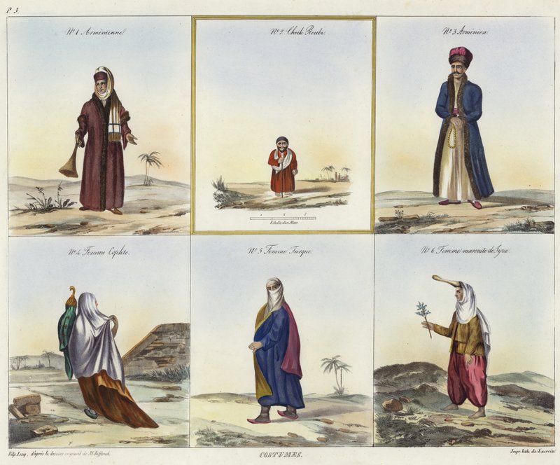 Costumi del Medio Oriente da French School