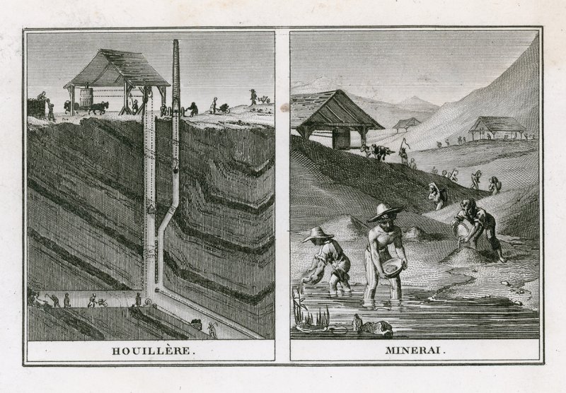 Scene minerarie da French School