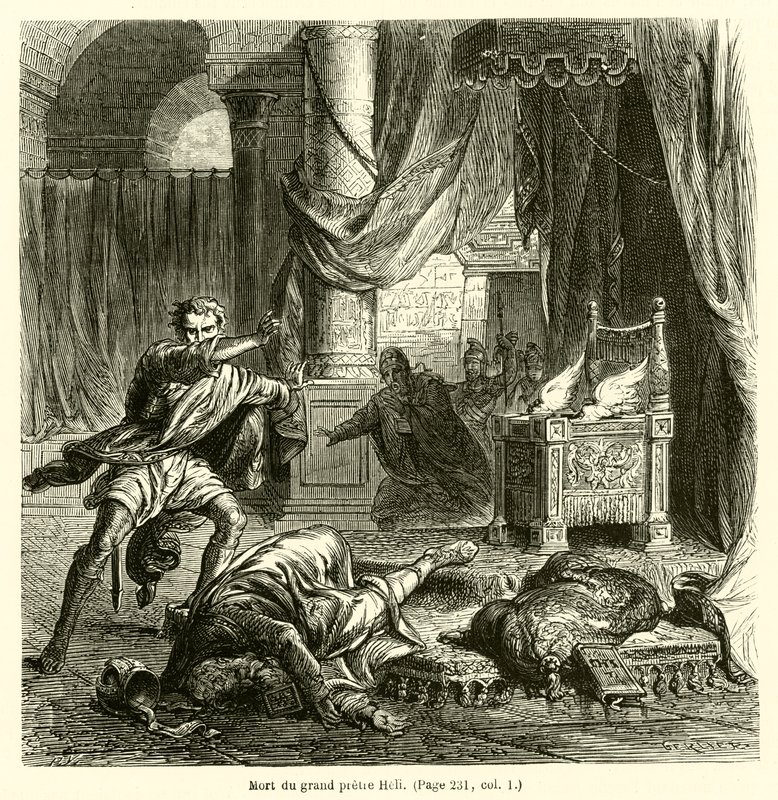Morte del sommo sacerdote Eli da French School