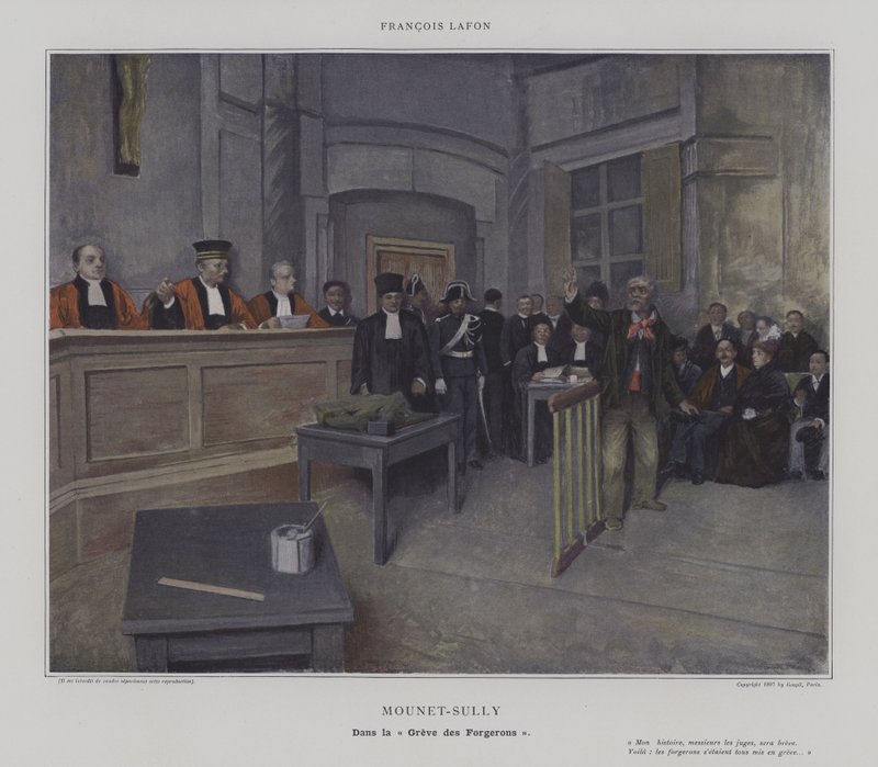 Mounet-Sully in "Greve des Forgerons" da French School