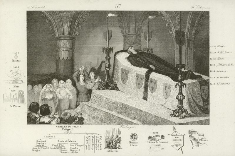 Lutto per la morte di Luigi XII di Francia, 1515 da French School