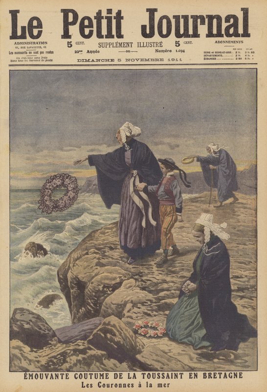 Tradizione del Giorno di Ognissanti in Bretagna da French School