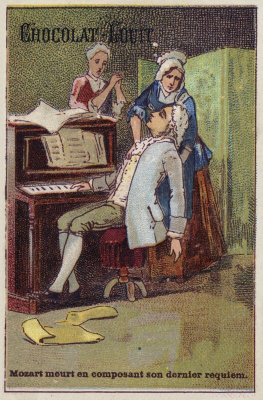Mozart muore mentre compone il suo ultimo requiem da French School