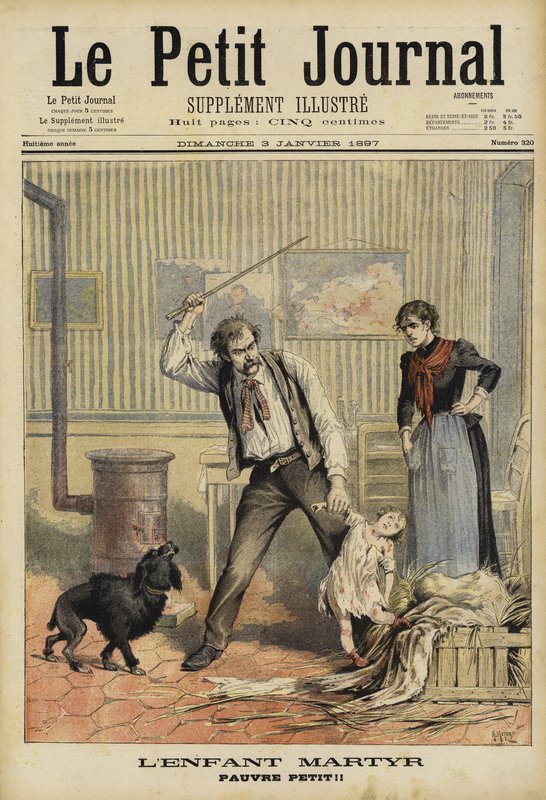 Omicidio di un bambino, Francia, 1897 da French School