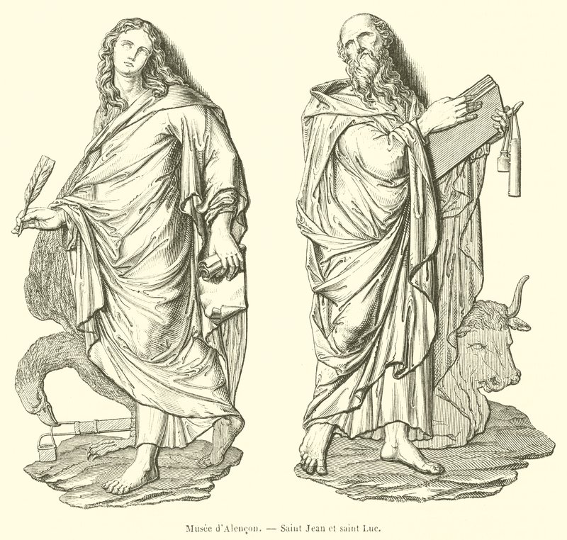Museo di Alençon, San Giovanni e San Luca da French School