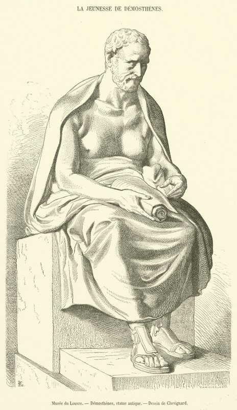 Museo del Louvre, Demostene, statua antica da French School