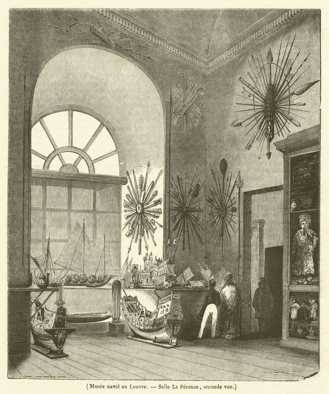 Museo navale al Louvre, Sala La Perouse, seconda vista da French School
