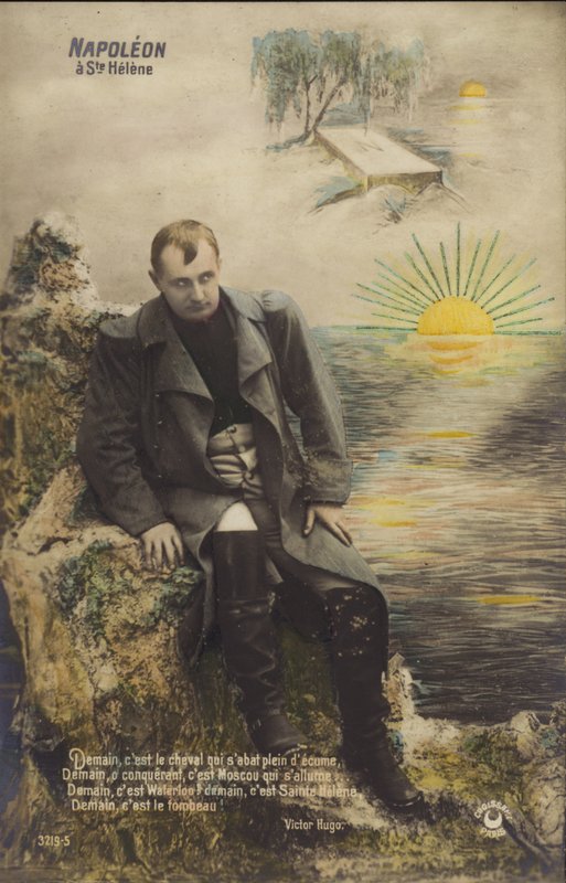 Napoleone Bonaparte (litografia a colori) da French School
