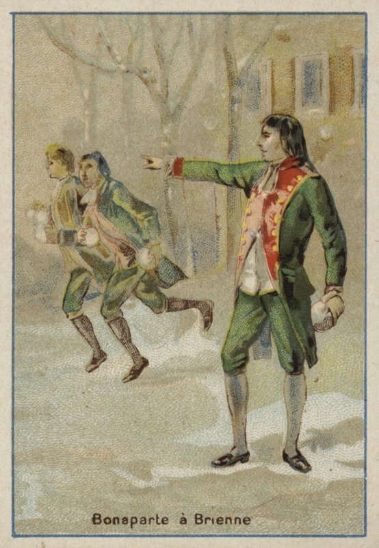 Napoleone Bonaparte alla scuola militare di Brienne-le-Chateau, Francia da French School