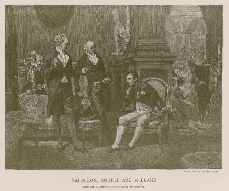 Napoleone, Goethe e Wieland da French School