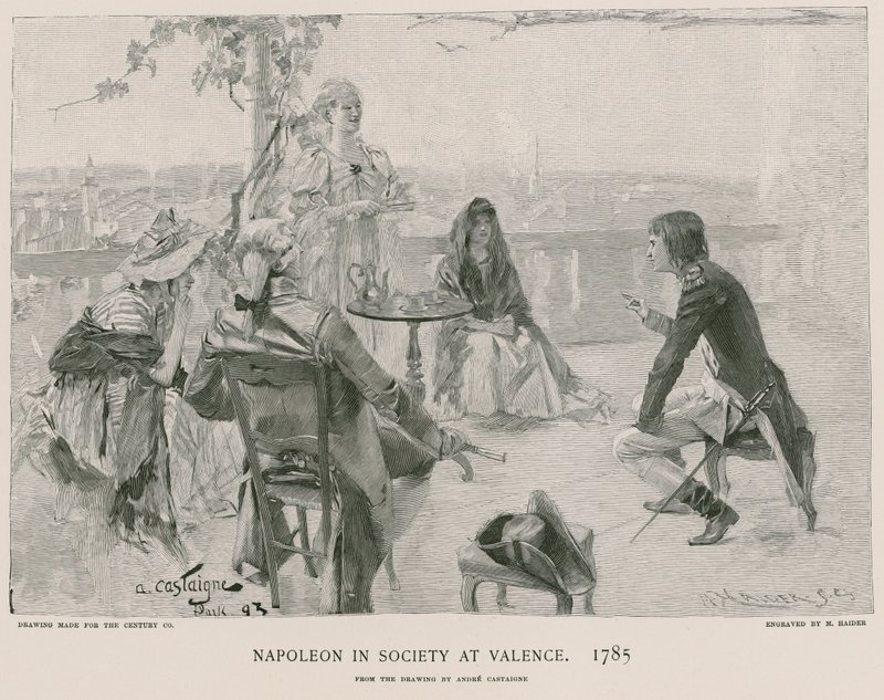 Napoleone in società a Valence da French School