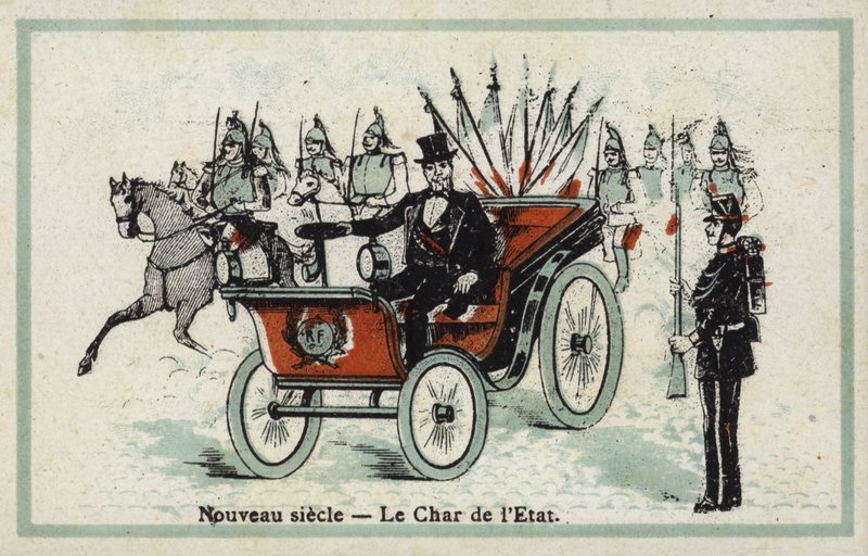 Nuovo secolo - la carrozza di stato da French School