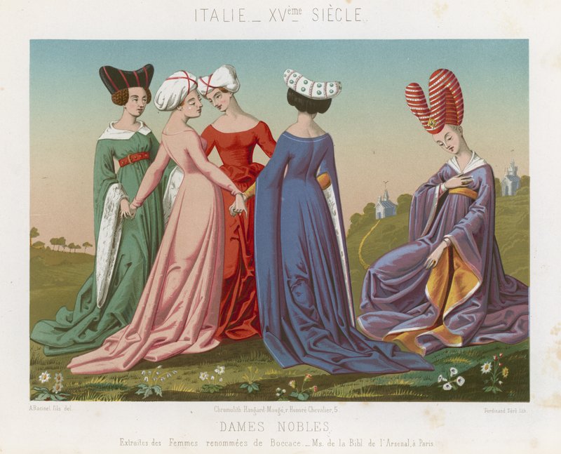 Donne nobili da French School