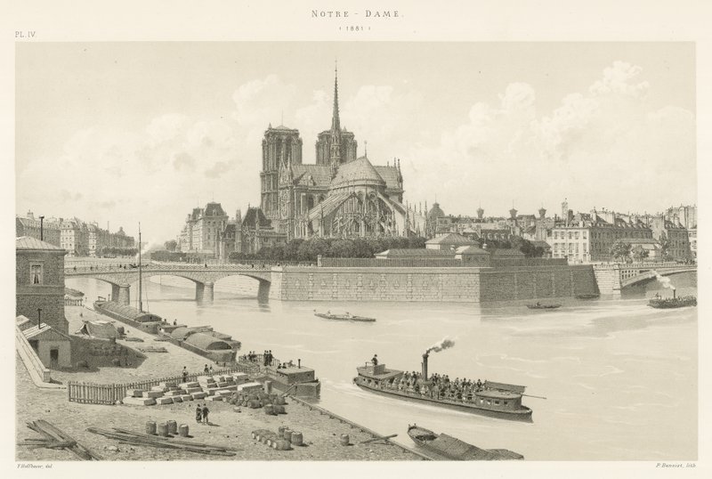 Notre-Dame, 1881 da French School