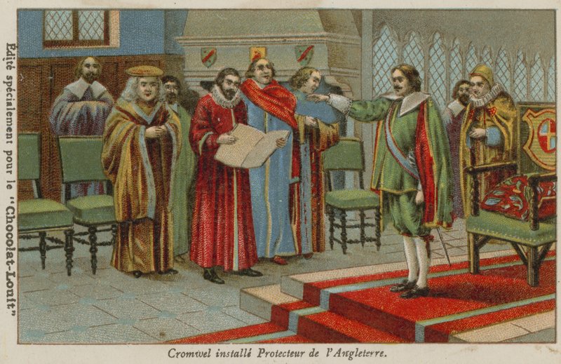 Oliver Cromwell giura come Lord Protettore d