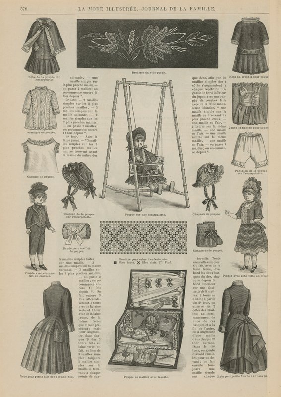 Pagina da La Mode Illustrée da French School