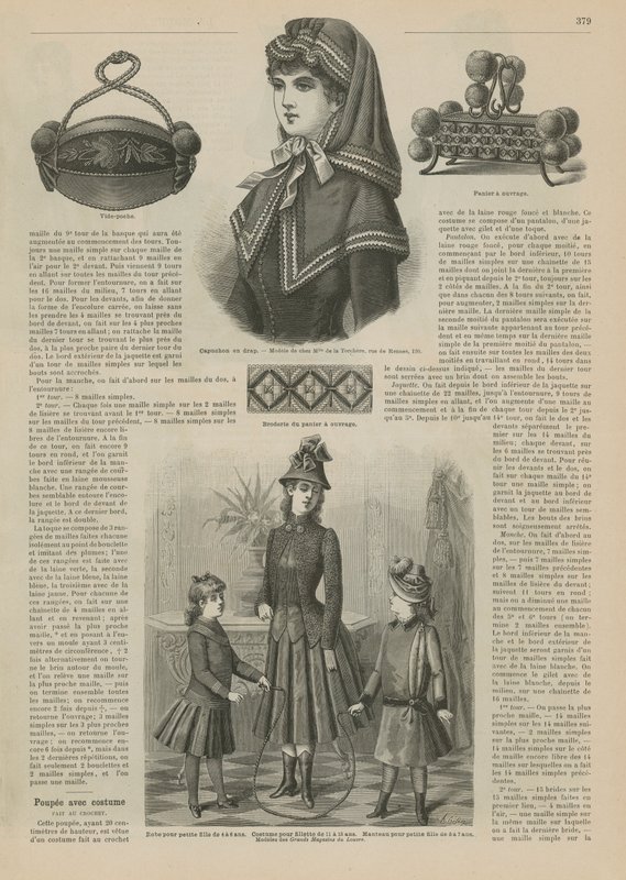 Pagina da La Mode Illustrée, 1885 da French School
