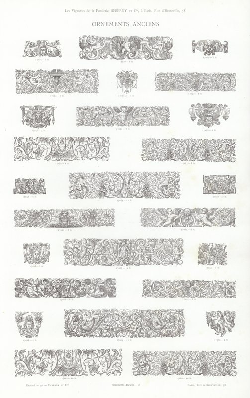 Pagina da Vignettes Typographiques da French School