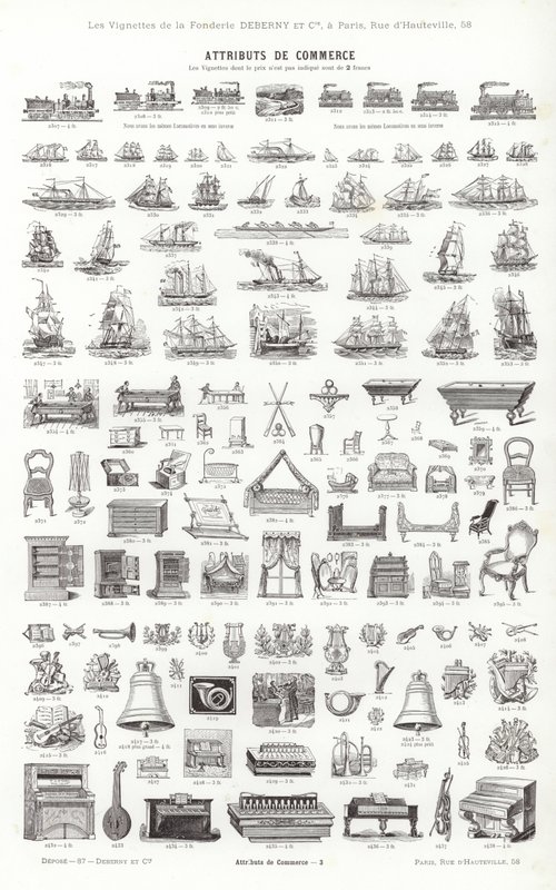 Pagina da Vignettes Typographiques da French School