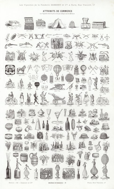 Pagina da Vignettes Typographiques da French School