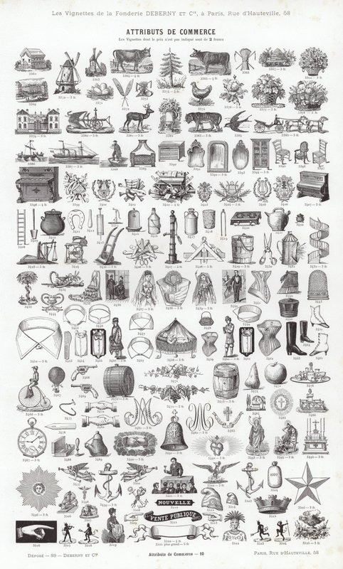 Pagina da Vignettes Typographiques da French School