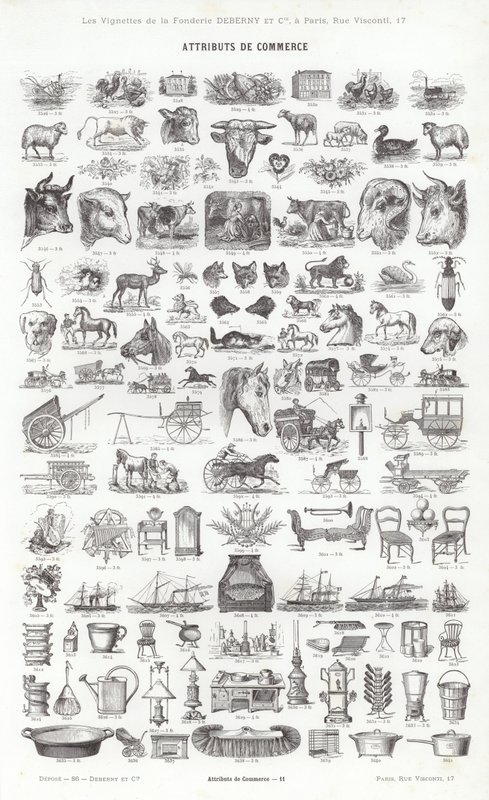Pagina da Vignettes Typographiques da French School