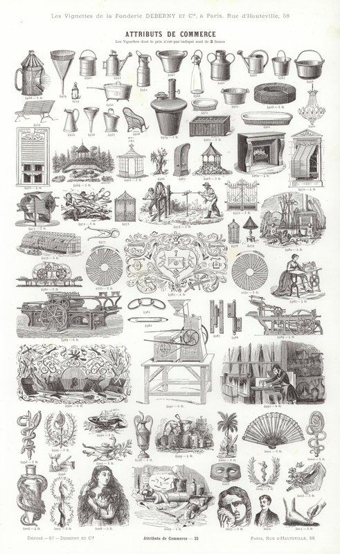 Pagina da Vignettes Typographiques da French School