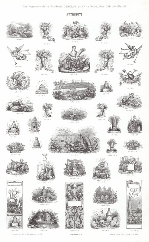 Pagina da Vignettes Typographiques da French School
