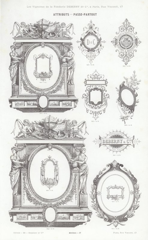 Pagina da Vignettes Typographiques da French School