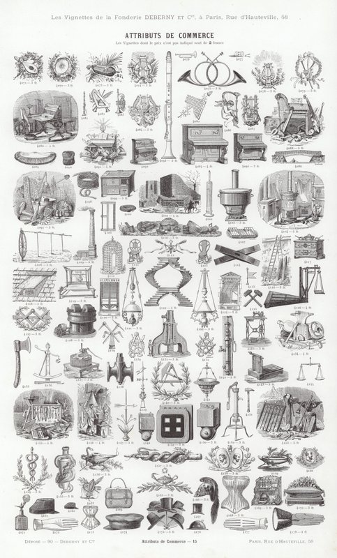 Pagina da Vignettes Typographiques da French School