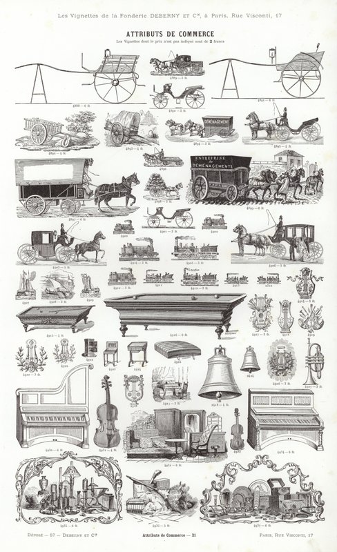 Pagina da Vignettes Typographiques da French School