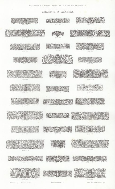 Pagina da Vignettes Typographiques da French School