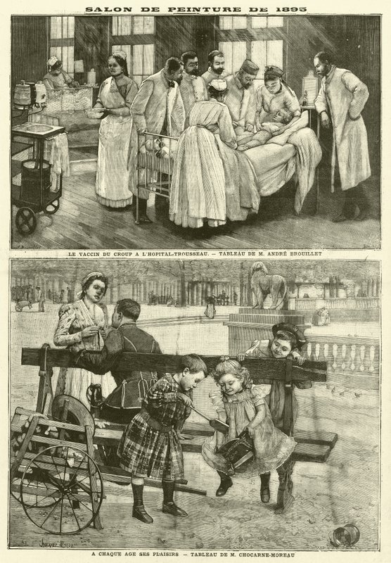 Dipinti esposti al Salon di Parigi del 1895 da French School