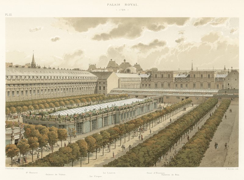 Palais Royal, 1794 da French School