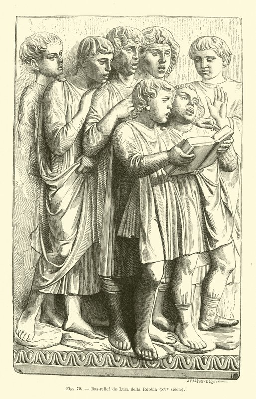 Pannello della Cantoria da French School