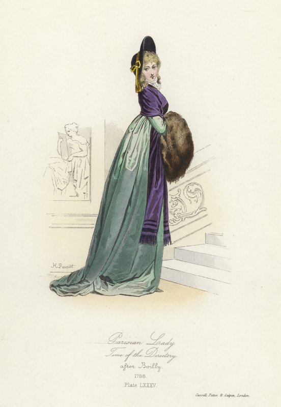 Signora parigina, epoca del Direttorio da French School