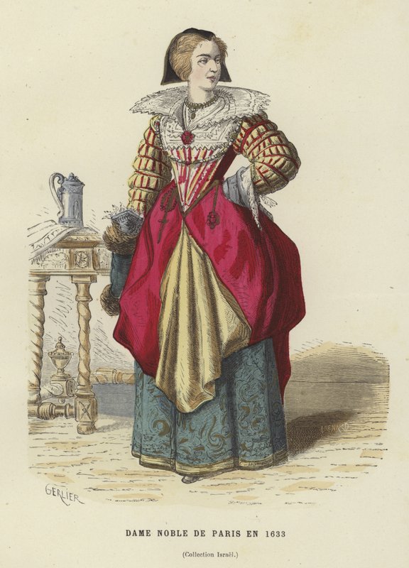 Nobildonna parigina, 1633 da French School