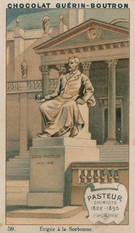 Pasteur, Chimico, 1822-1895, Eretto alla Sorbona da French School