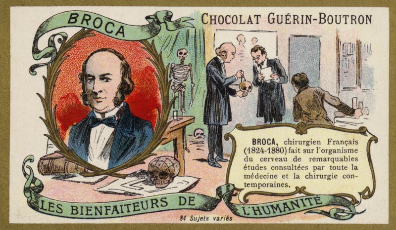 Paul Broca, medico, anatomista e antropologo francese da French School