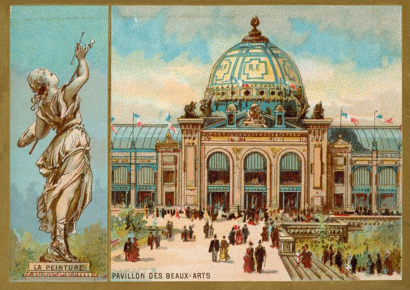 Padiglione delle Belle Arti, Esposizione Universale, Parigi da French School
