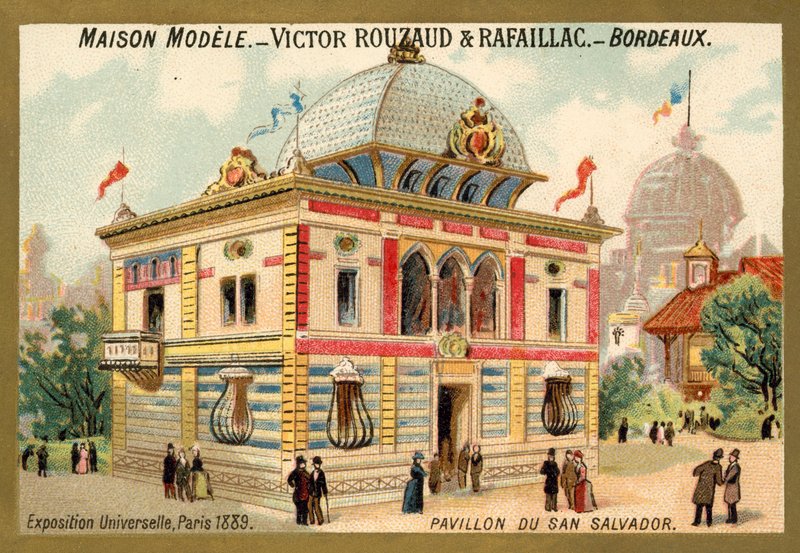 Padiglione di San Salvador, Esposizione Universale, Parigi da French School