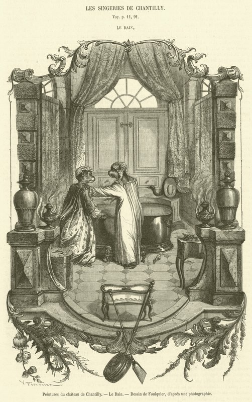 Dipinti del castello di Chantilly, Il Bagno (incisione) da French School