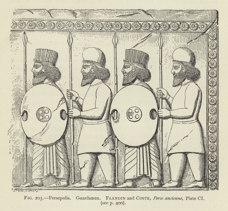 Persepoli, Guardie da French School