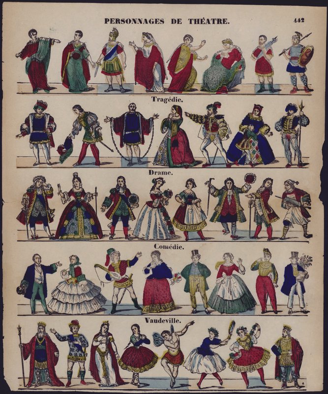 Personaggi teatrali da French School