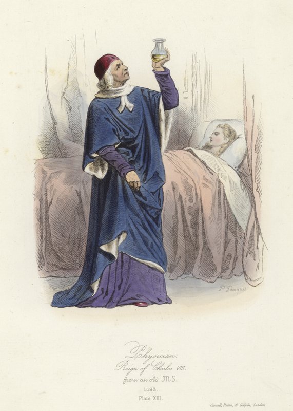 Medico, regno di Carlo VIII di Francia da French School