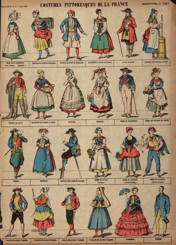 Costumi pittoreschi della Francia da French School