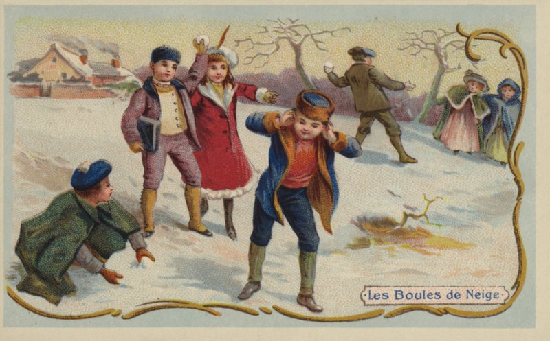 Giocare a palle di neve da French School