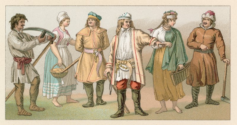 Costume polacco da French School
